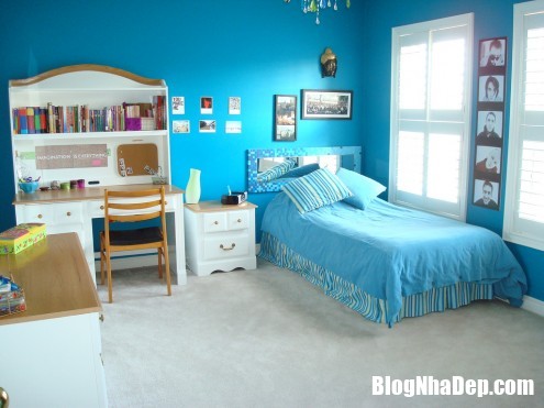 Không gian phòng bé tuyệt đẹp với những sắc màu tươi tắn