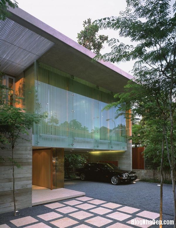 Ngôi nhà Sunset Vale house vừa hiện đại vừa tinh tế ở Singapore
