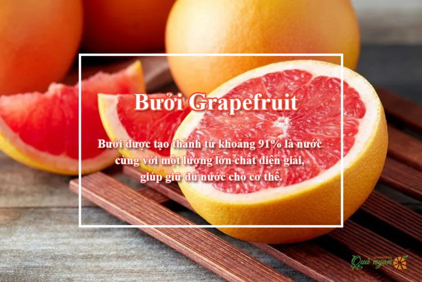 10 Lợi ích sức khỏe tuyệt vời của bưởi đỏ Grapefruit