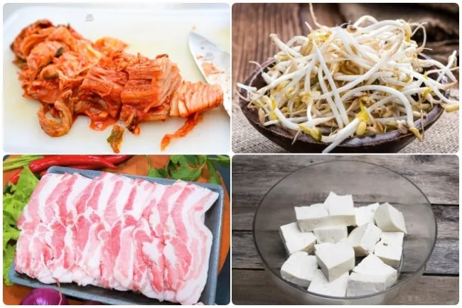 2 cách nấu canh kim chi giá đỗ cay nồng, cực đưa cơm