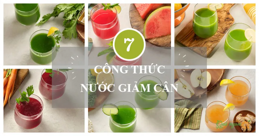 7 công thức nước trái cây dễ dàng để giảm cân