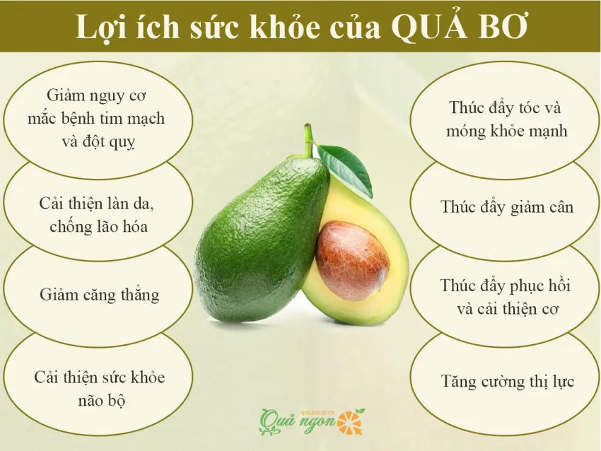 8 Lợi ích của bơ đối với da, tóc và sức khỏe