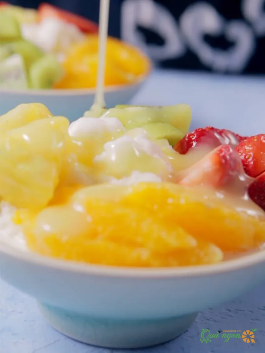 Cách làm bingsu trái cây sữa đá bào đảm bảo "ăn là mê"