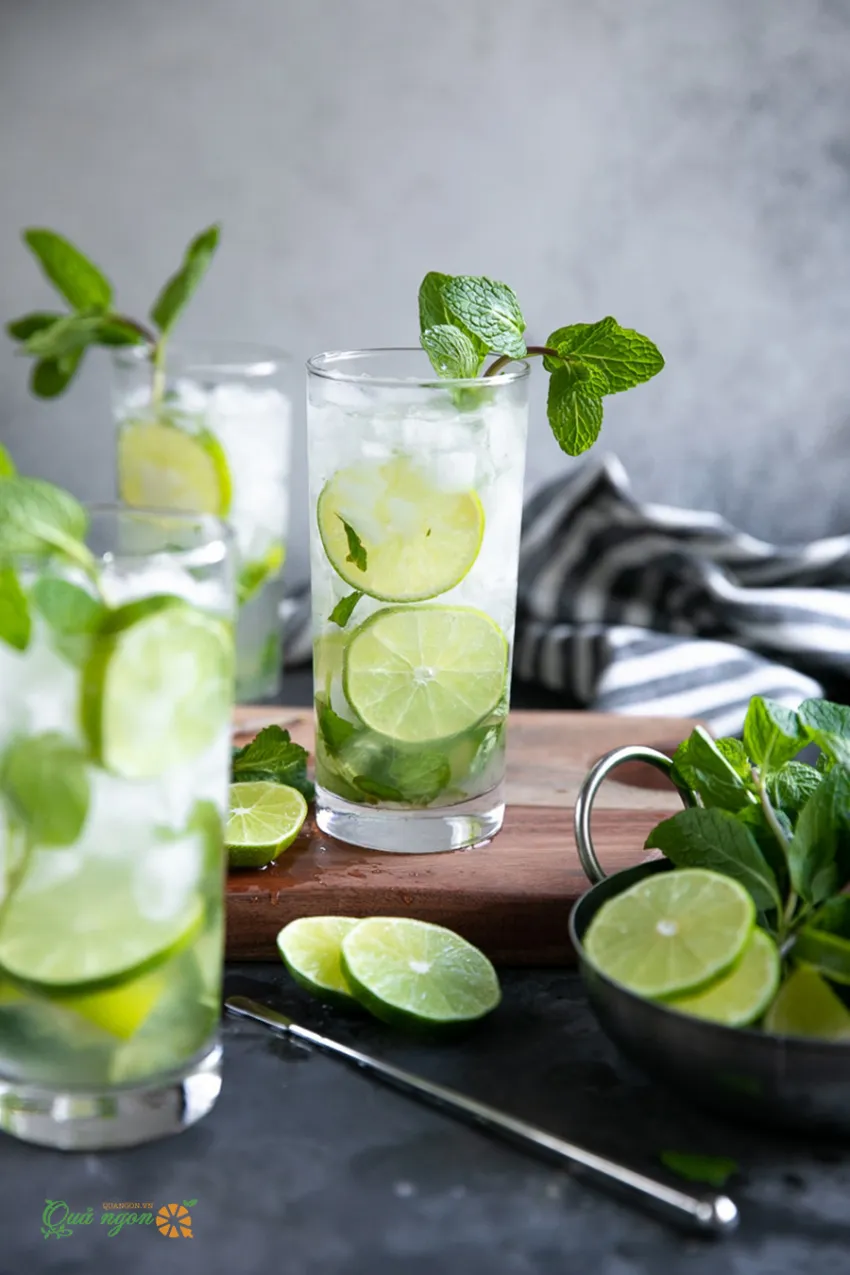 Cách làm Mojito chanh bạc hà đúng công thức