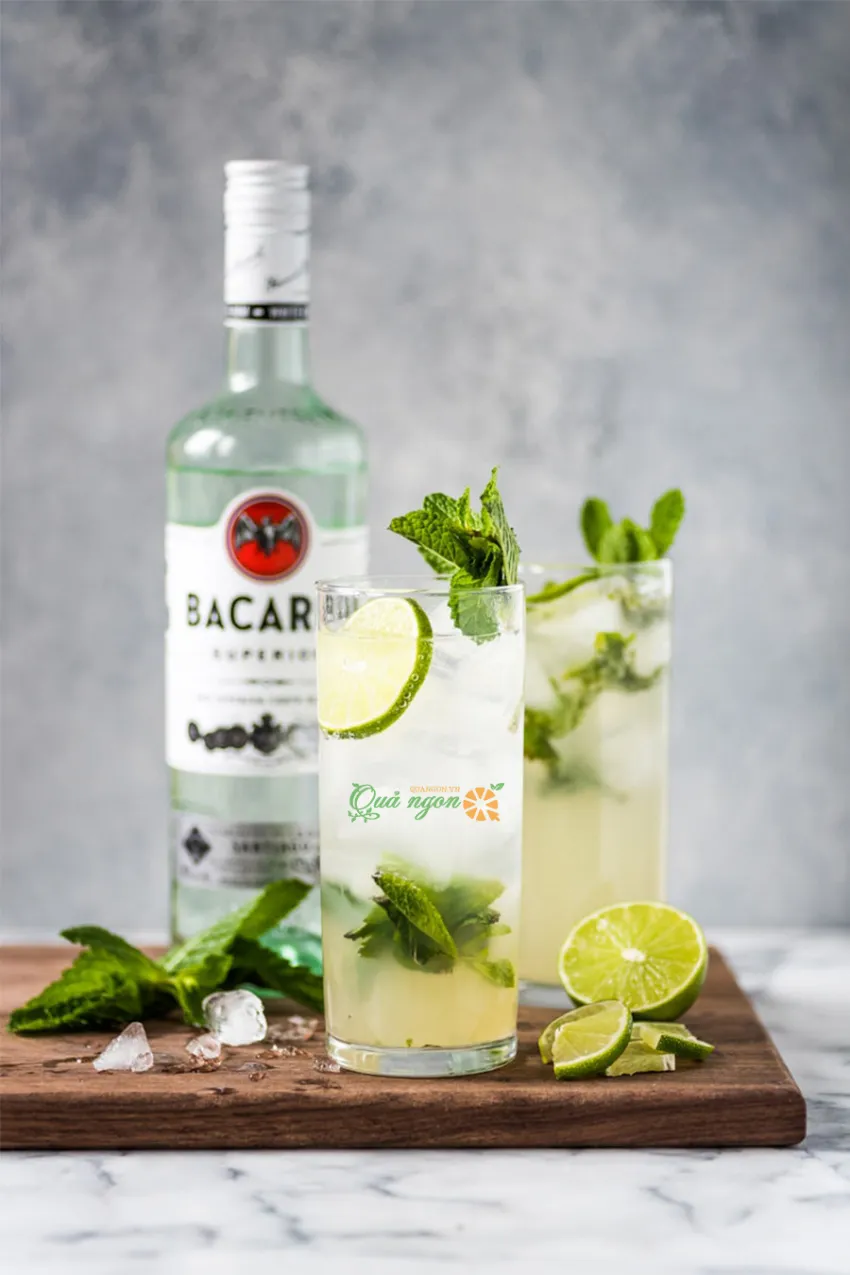 Cách làm Mojito chanh bạc hà đúng công thức