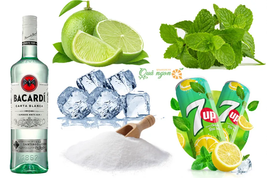 Cách làm Mojito chanh bạc hà đúng công thức