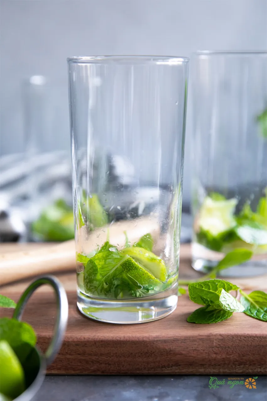 Cách làm Mojito chanh bạc hà đúng công thức