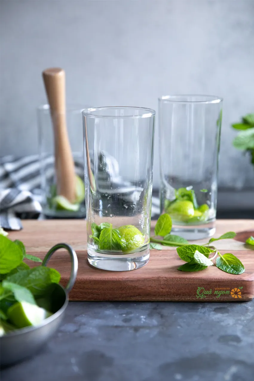 Cách làm Mojito chanh bạc hà đúng công thức