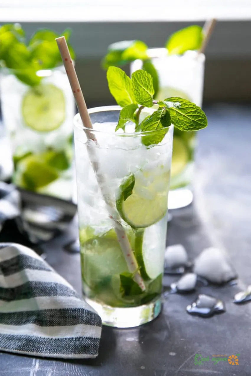 Cách làm Mojito chanh bạc hà đúng công thức