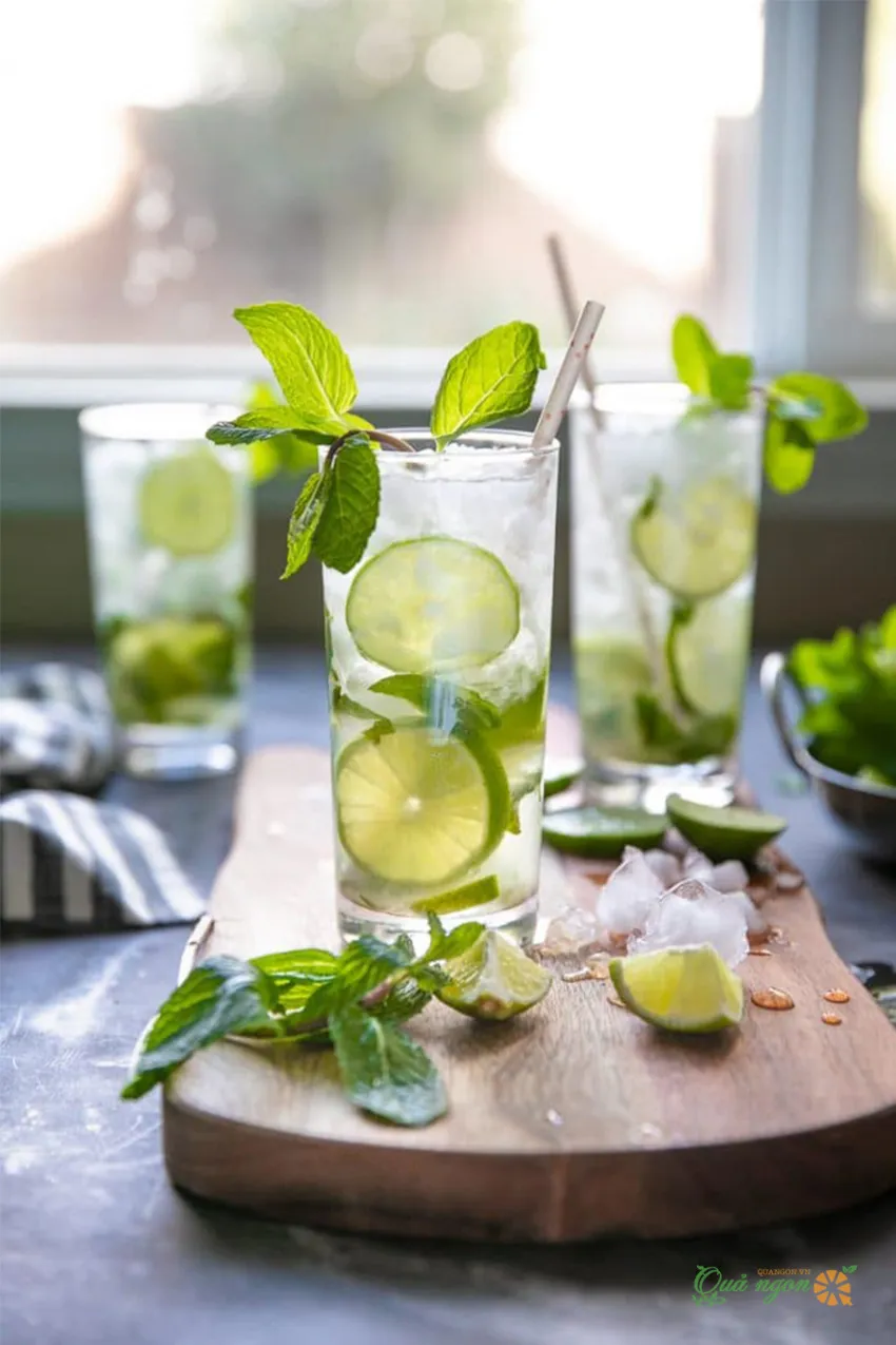 Cách làm Mojito chanh bạc hà đúng công thức