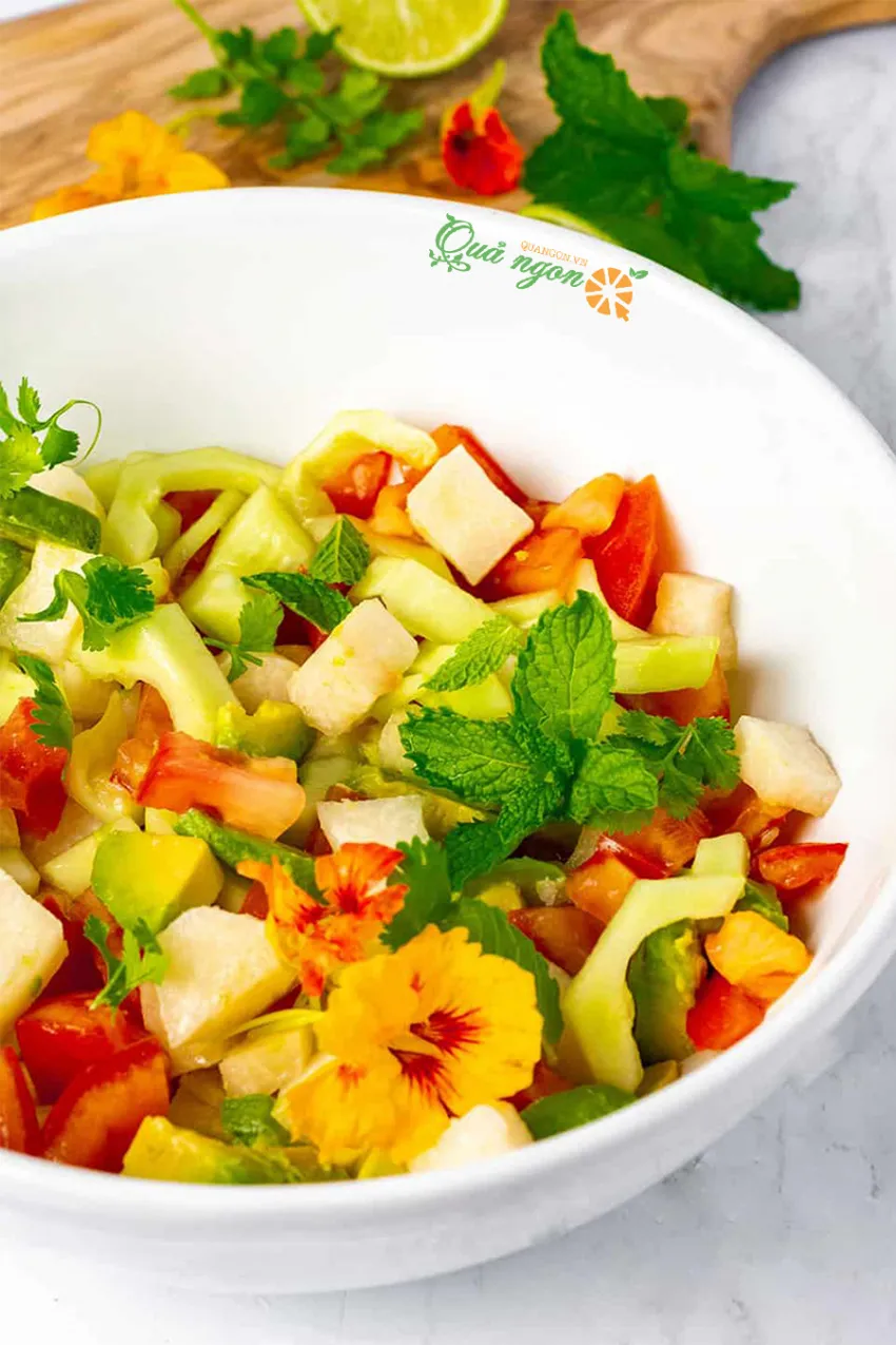 Cách làm salad dưa chuột củ đậu nhất định phải thử