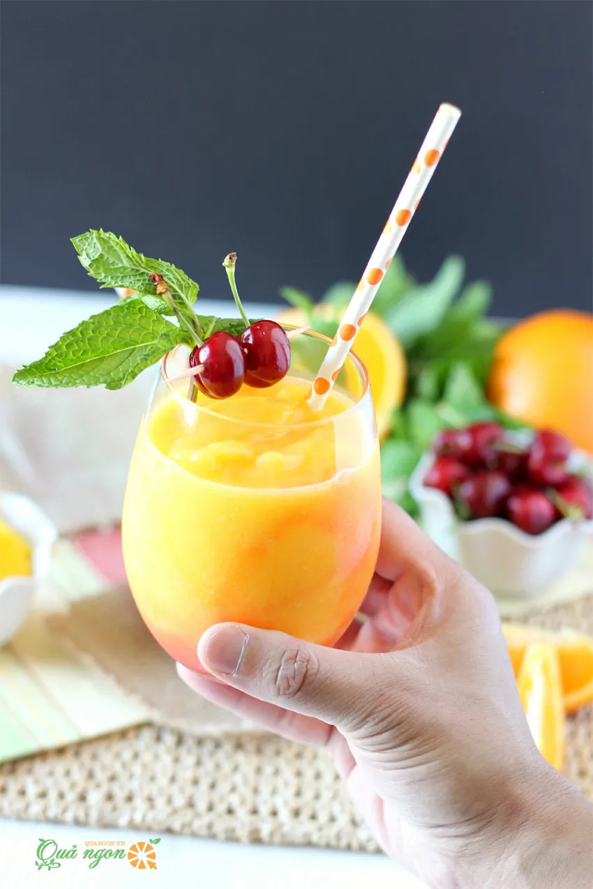 Cách làm sinh tố trái cây Slushie cực kỳ tươi mới