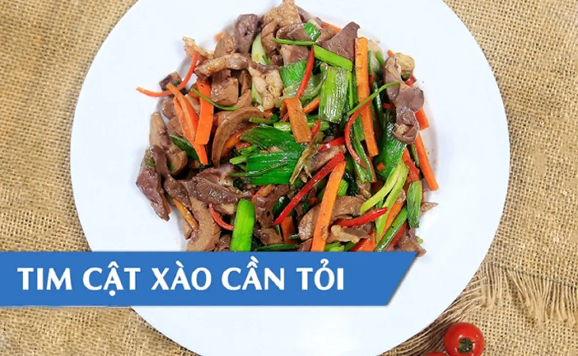 Cách nấu tim heo ngon, giòn dai cho cả nhà