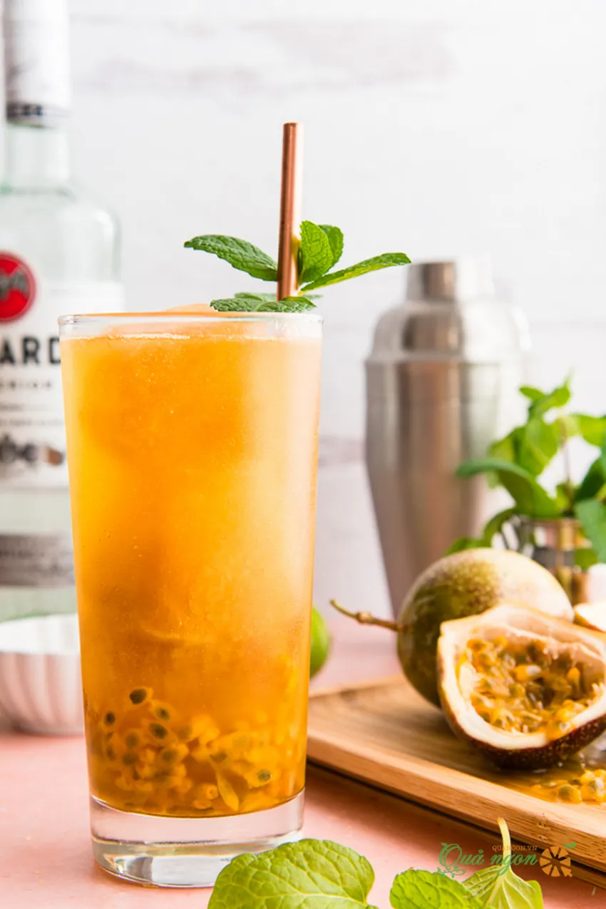 Cách pha chế Cocktail Mojito chanh leo