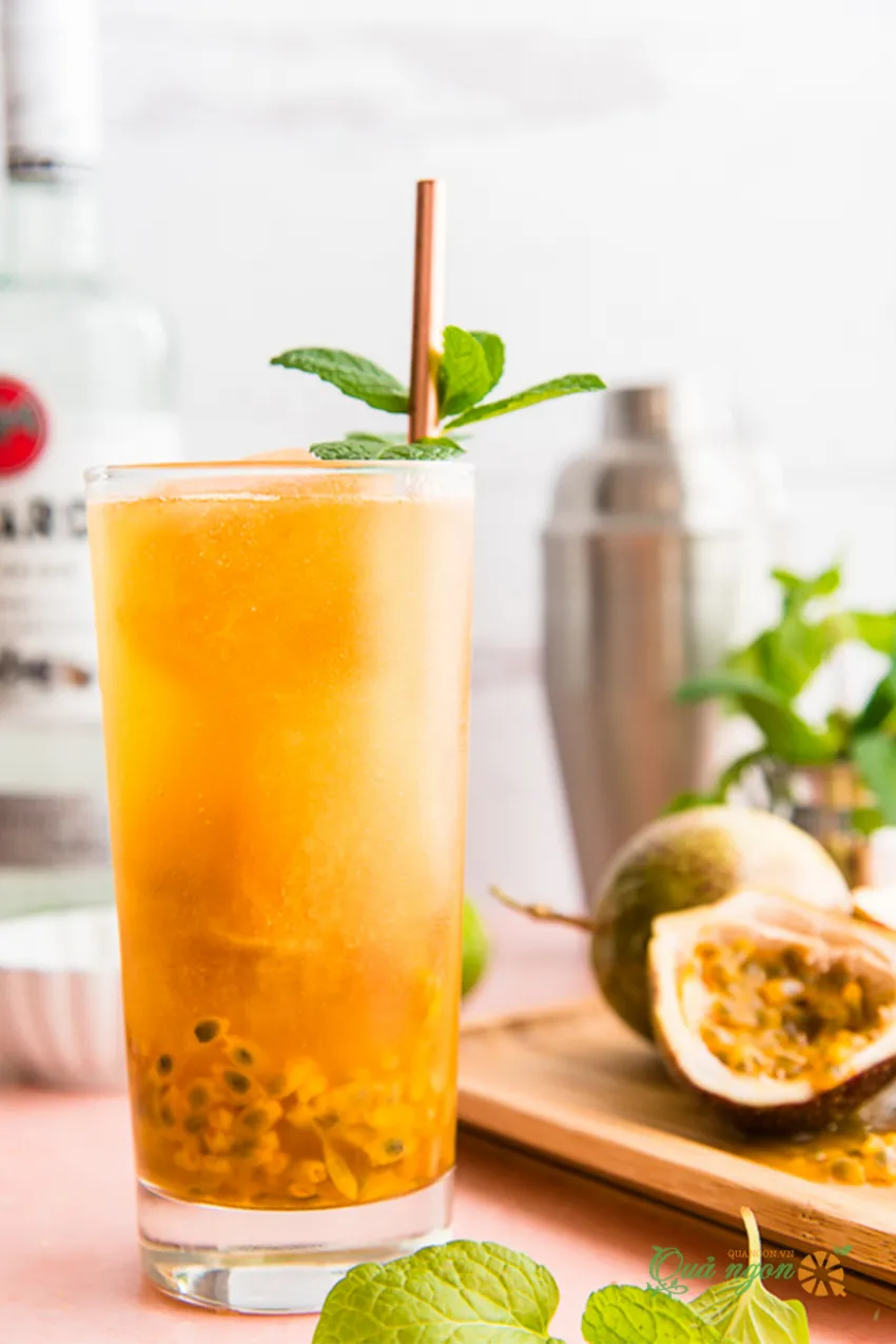 Cách pha chế Cocktail Mojito chanh leo