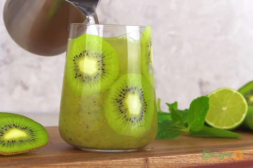 Cách pha chế Mocktail Kiwi không chứa cồn