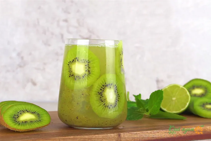 Cách pha chế Mocktail Kiwi không chứa cồn