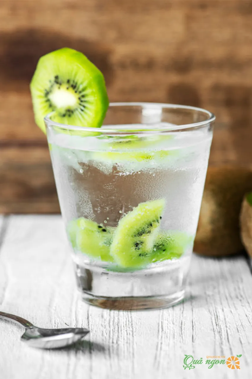 Công thức làm nước kiwi bạc hà Detox giảm cân hiệu quả