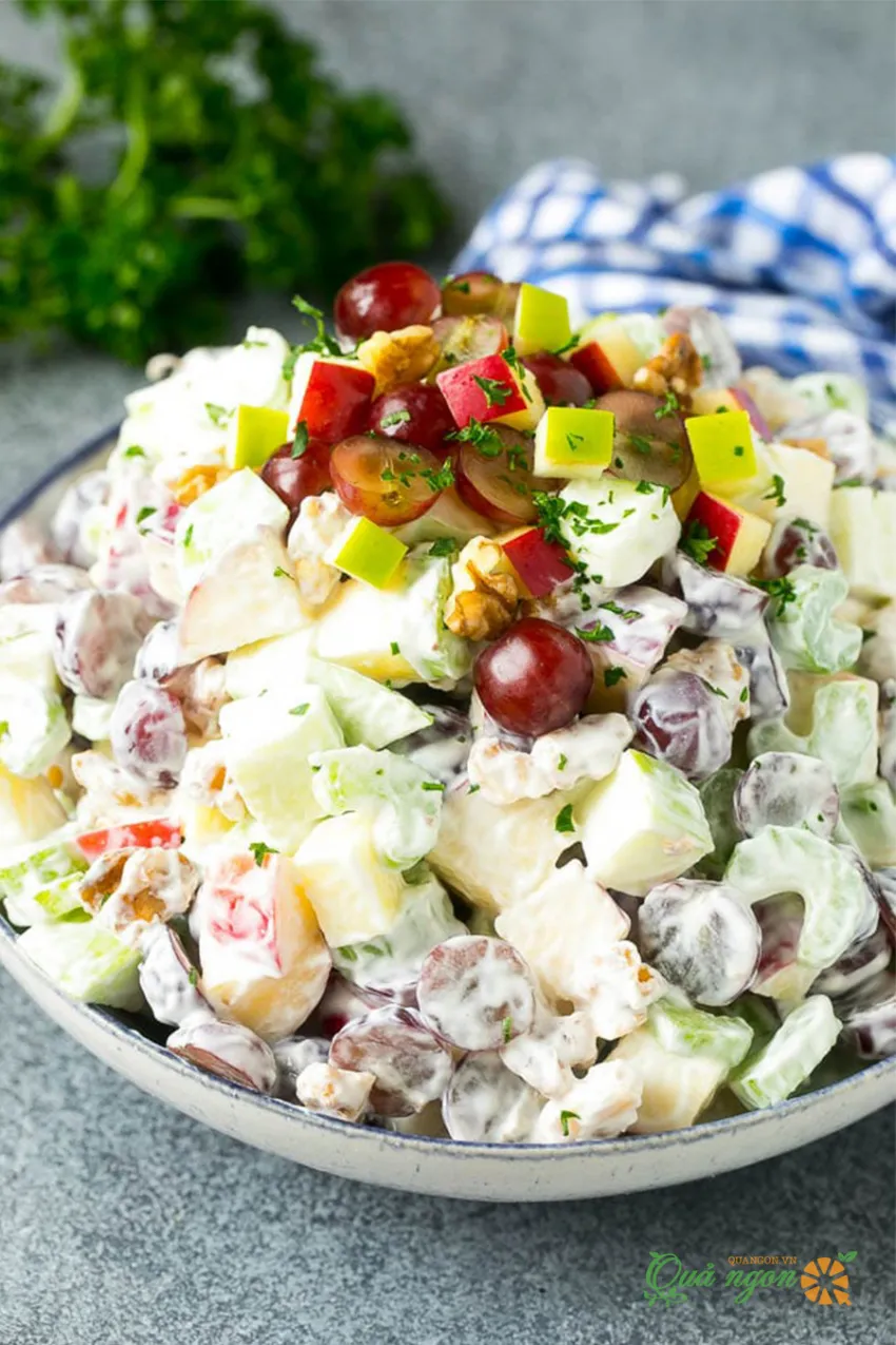 Công thức làm salad trái cây sốt mayonnaise