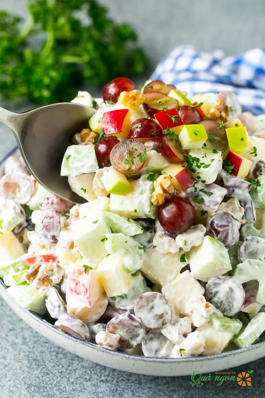 Công thức làm salad trái cây sốt mayonnaise