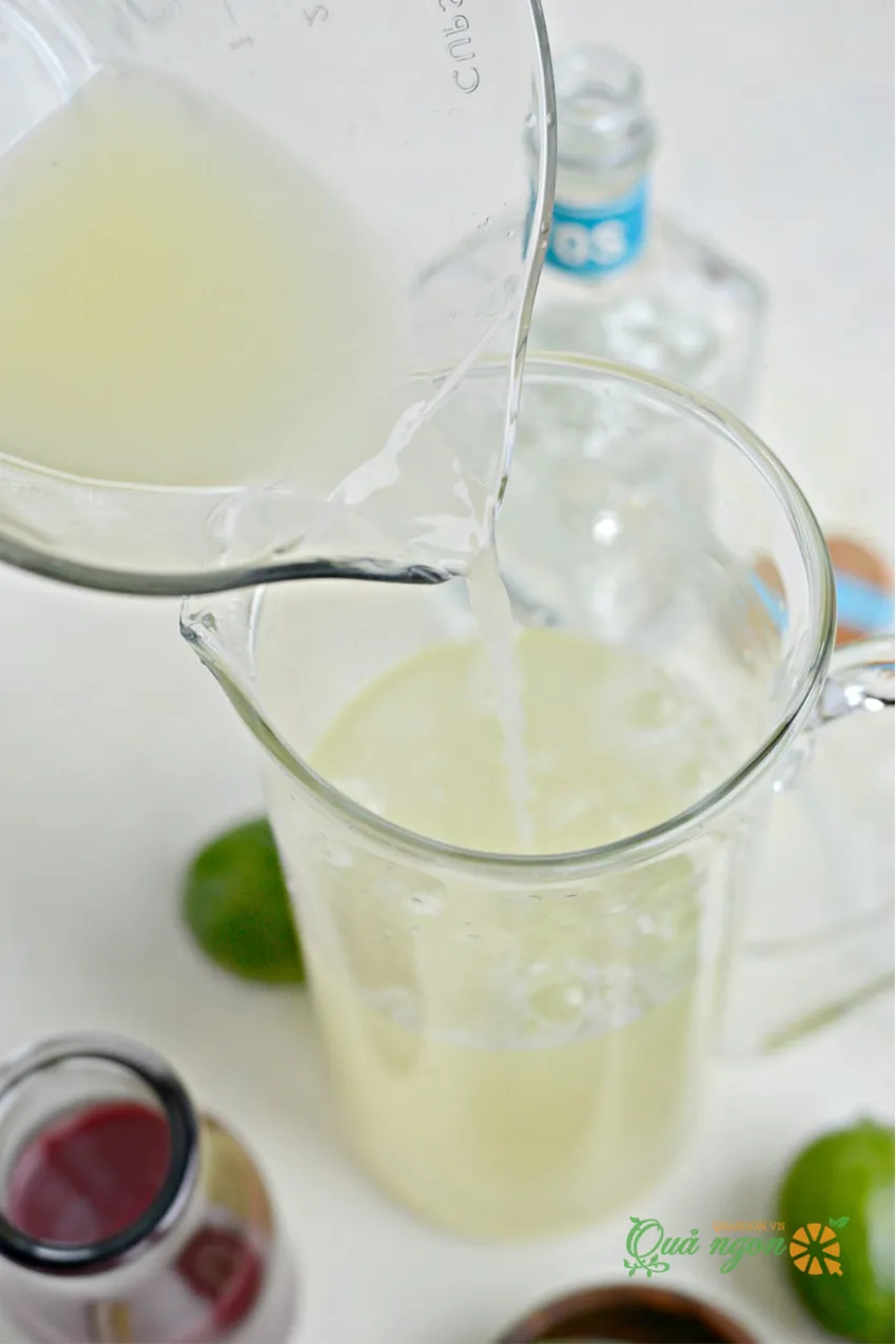 Công thức pha chế Cocktail Margaritas Việt Quất