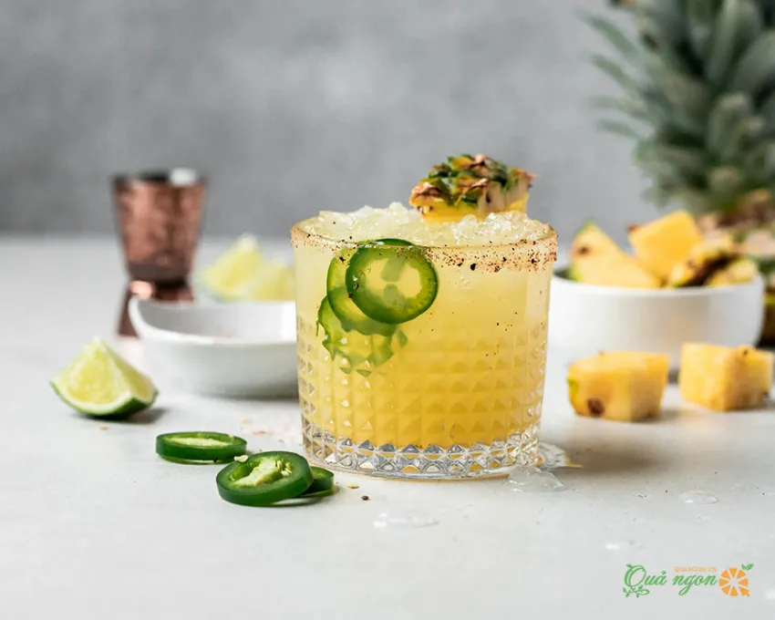 Công thức pha chế Margarita Jalapeno Dứa