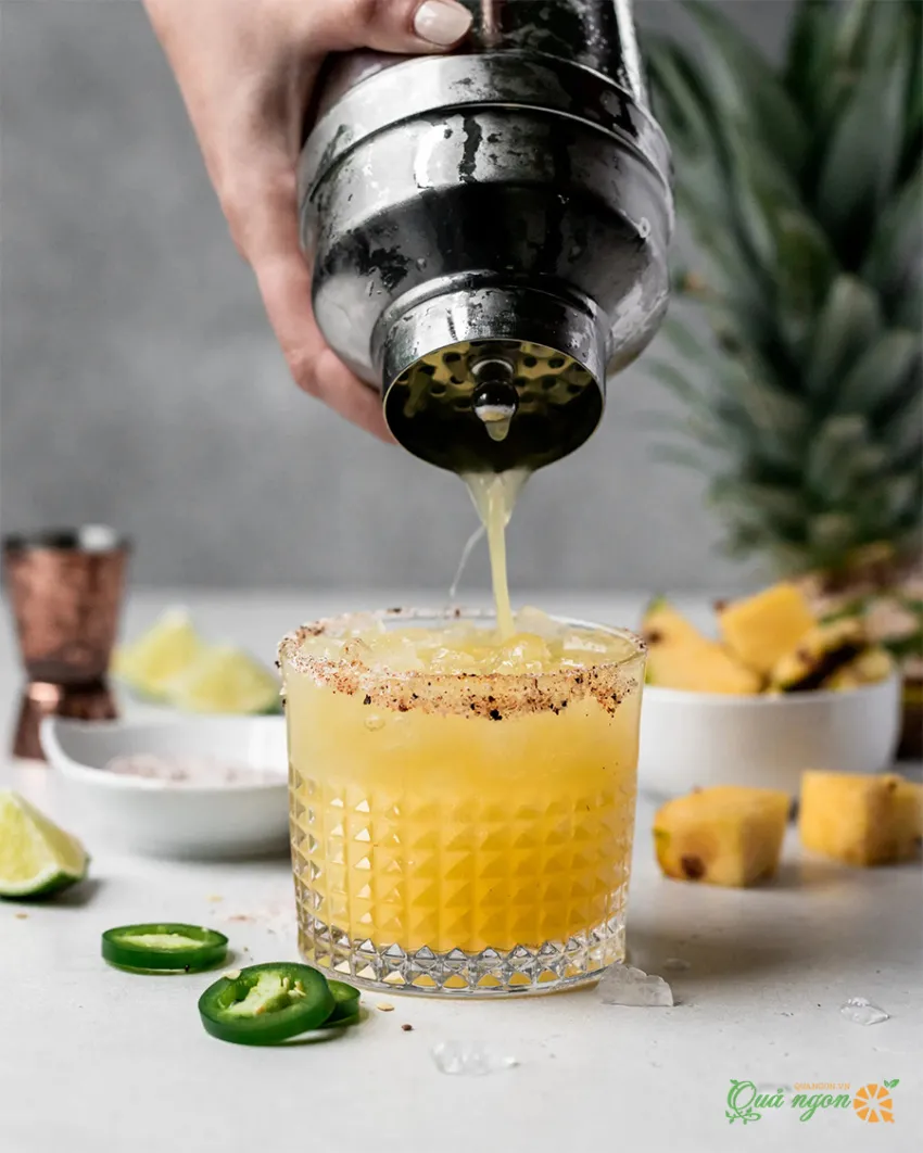 Công thức pha chế Margarita Jalapeno Dứa