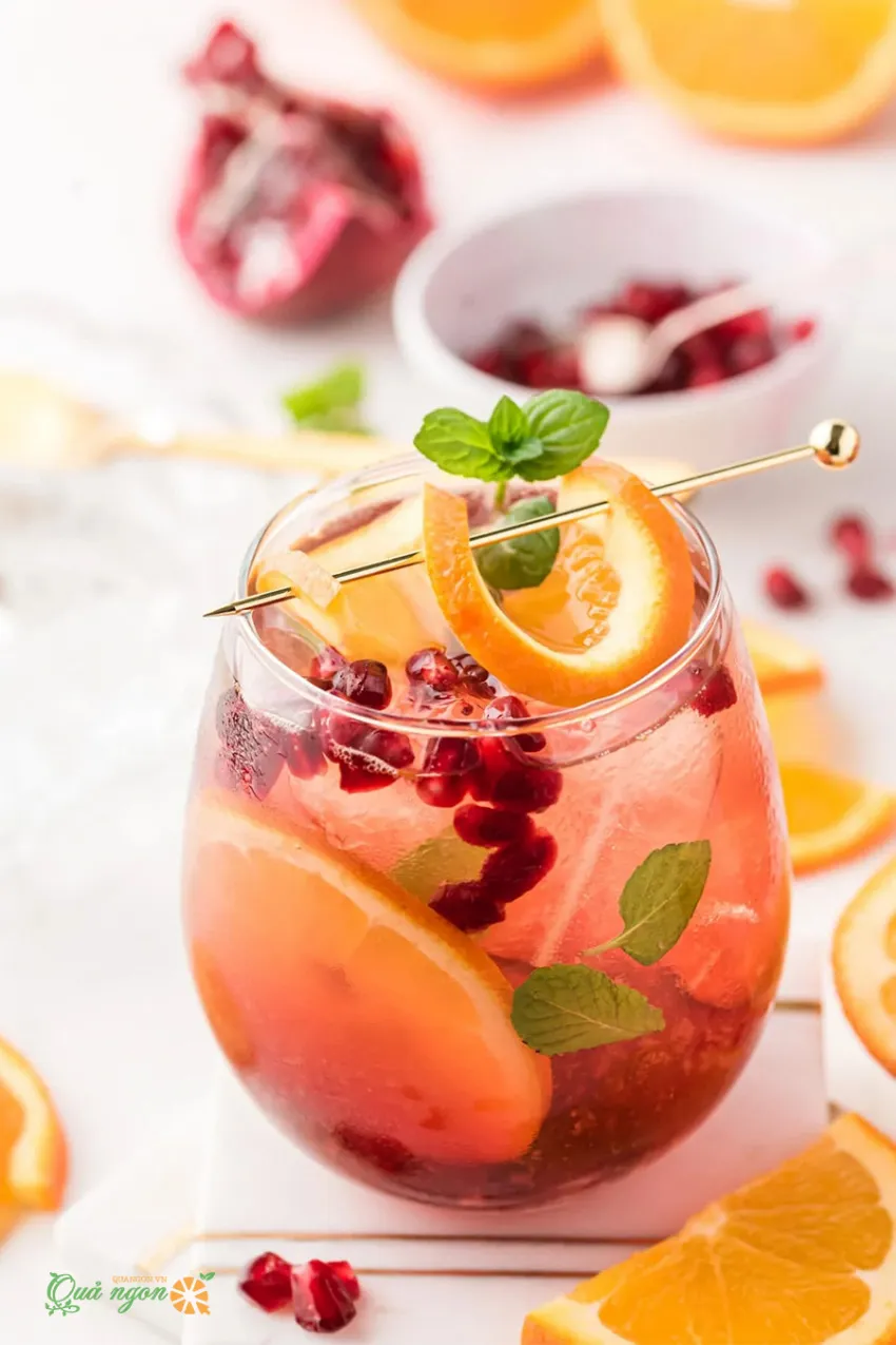 Công thức Sangria lựu tốt nhất cho mọi bữa tiệc