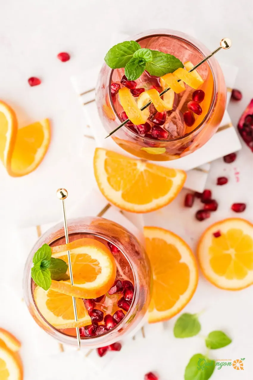 Công thức Sangria lựu tốt nhất cho mọi bữa tiệc