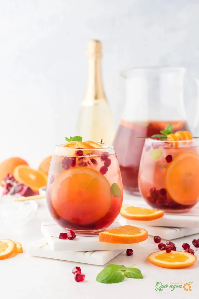 Công thức Sangria lựu tốt nhất cho mọi bữa tiệc