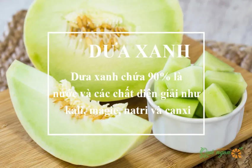 Lợi ích đáng ngạc nhiên của Dưa xanh Honeydew