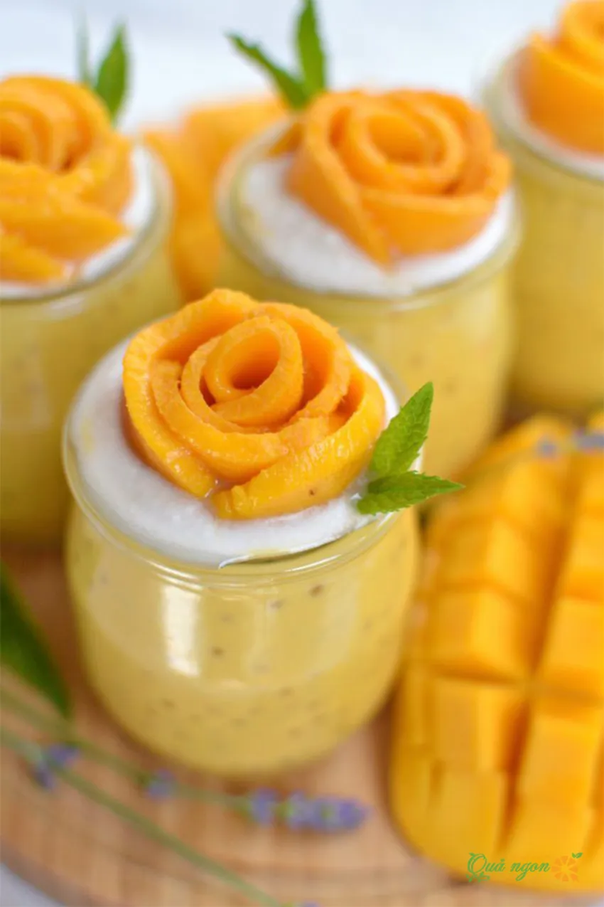 Pudding xoài sago làm món tráng miệng tuyệt vời